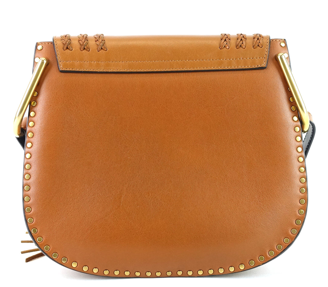 hudson whipstitch medium calf leather bag