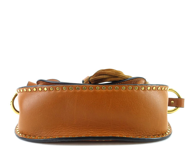 hudson whipstitch medium calf leather bag