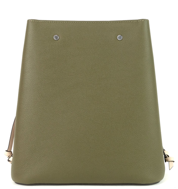 lockme calf leather bucket bag
