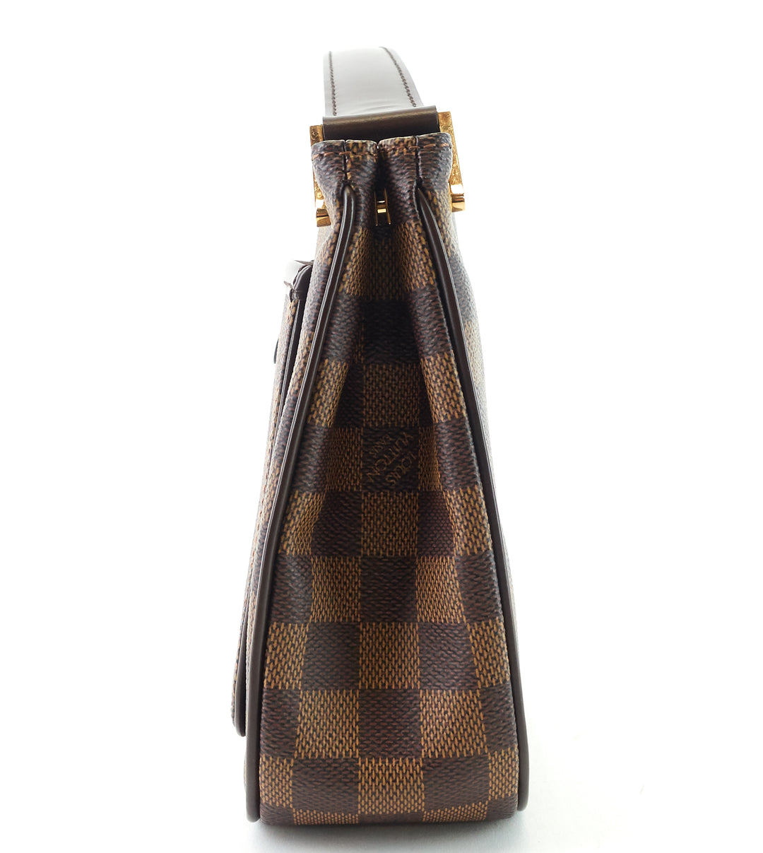 aubagne damier ebene canvas shoulder bag
