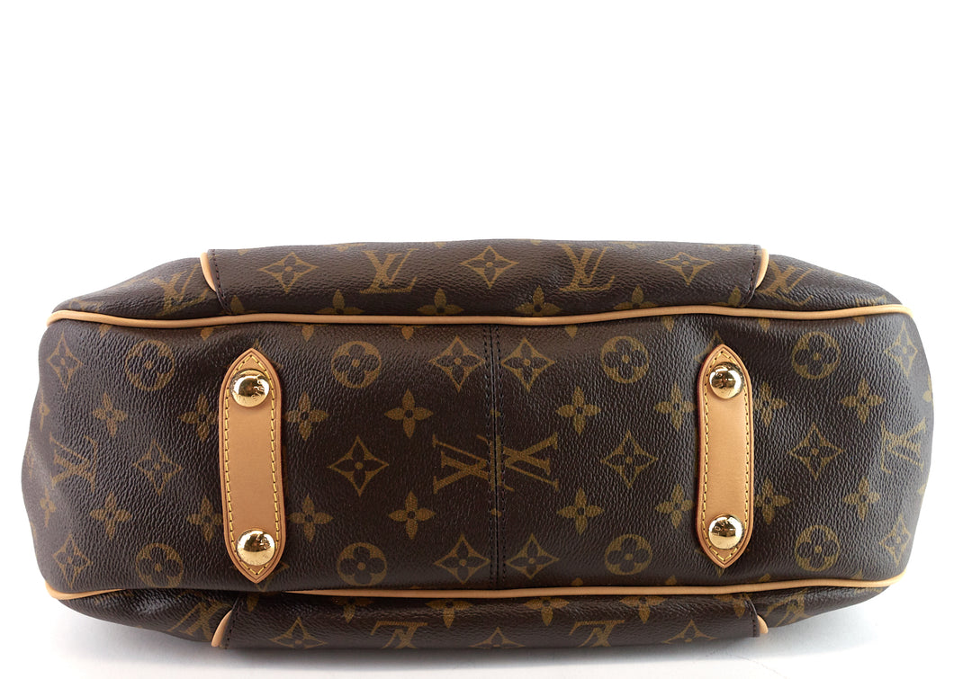 galliera pm monogram canvas handbag