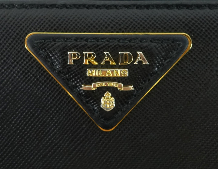 zip around saffiano leather wallet