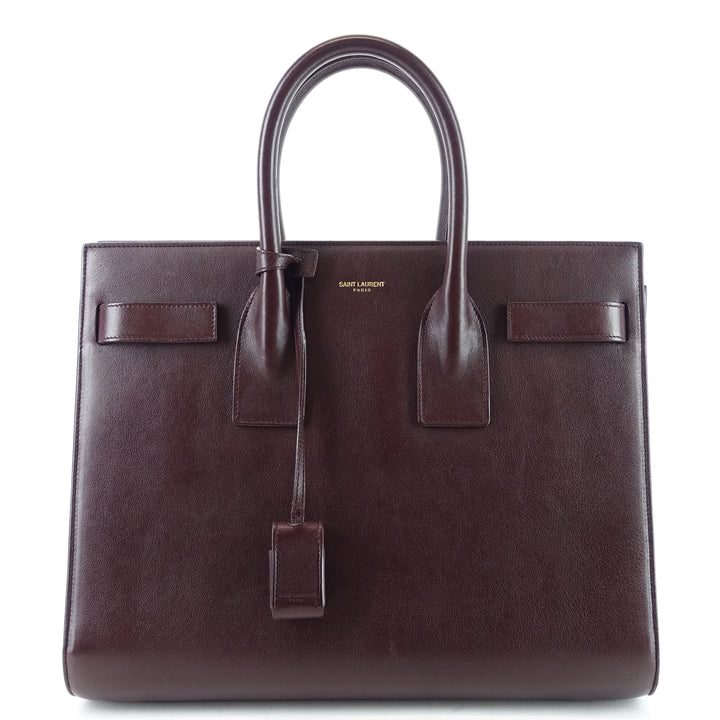 sac de jour small calf leather shopper tote bag