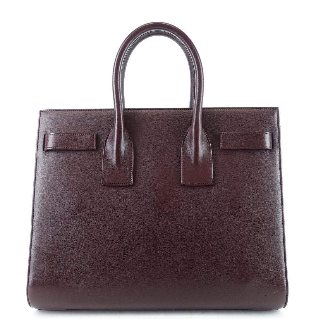 sac de jour small calf leather shopper tote bag