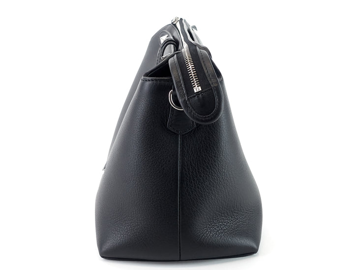 by the way large calf leather bag