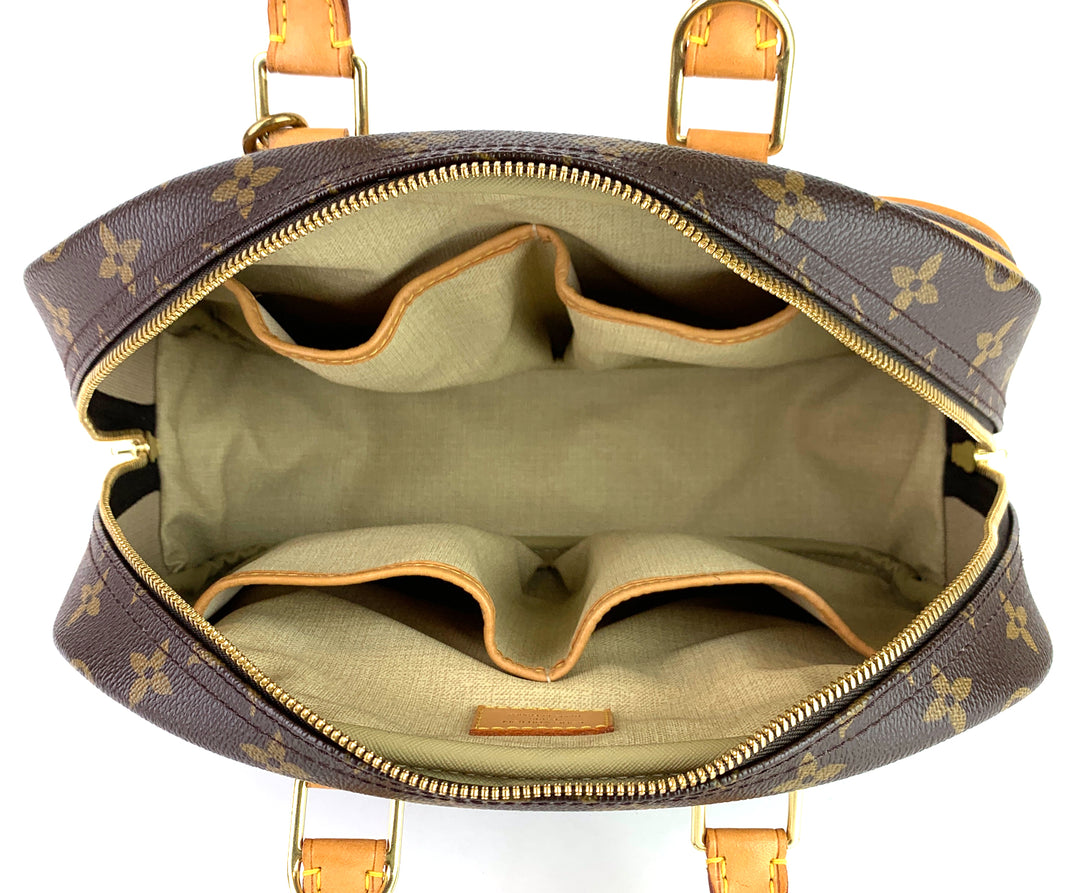 deauville monogram canvas handbag