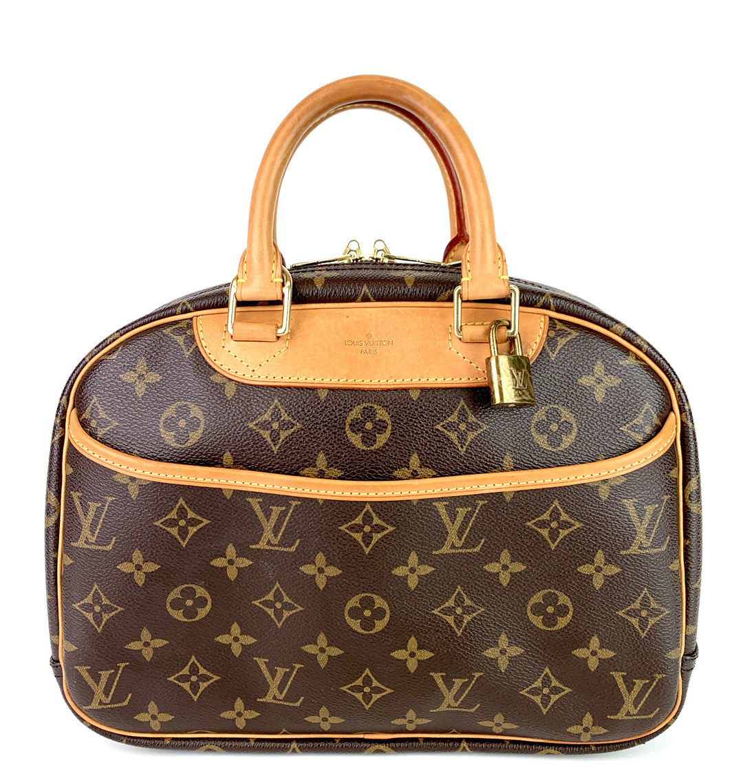 deauville monogram canvas handbag