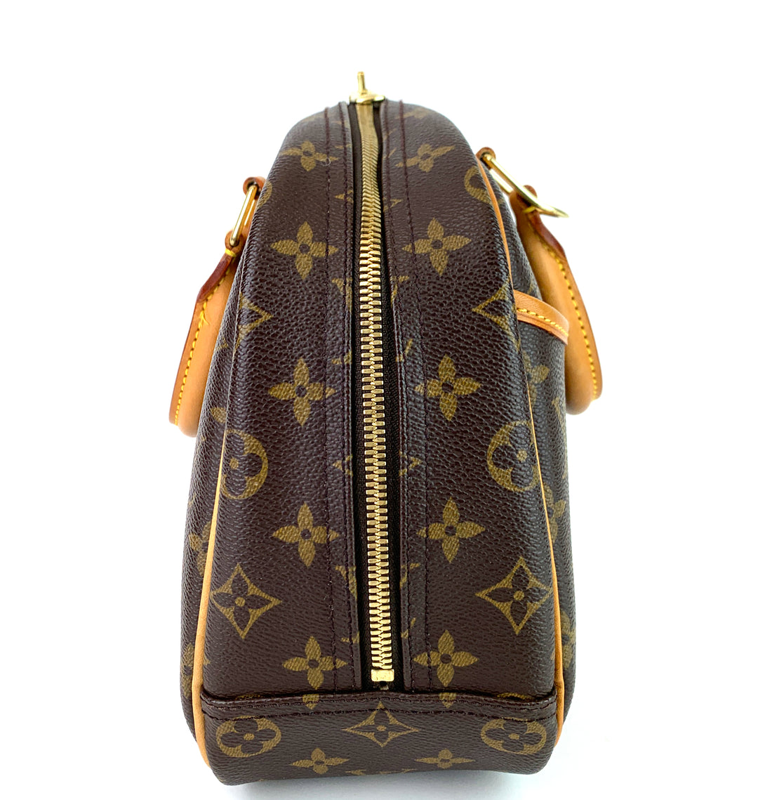 deauville monogram canvas handbag