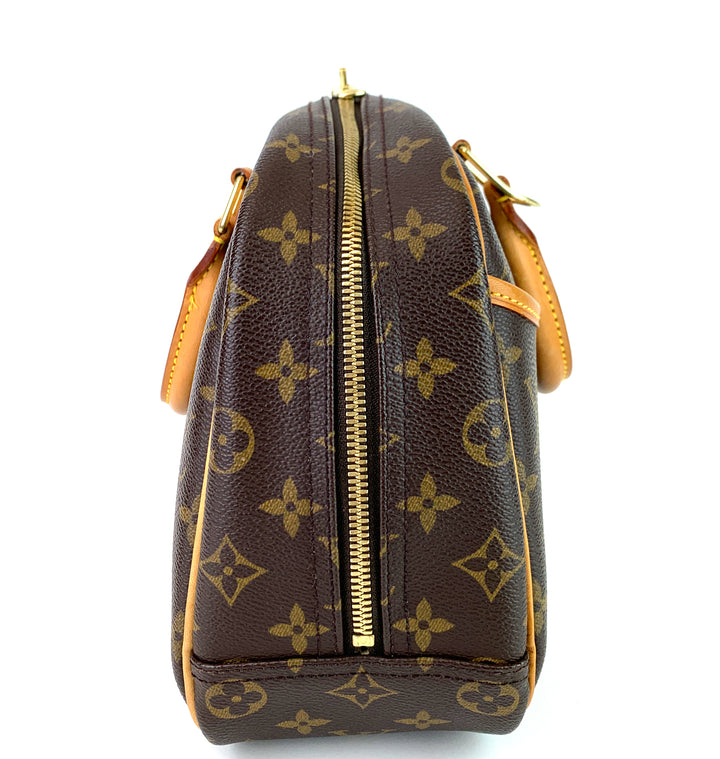 deauville monogram canvas handbag