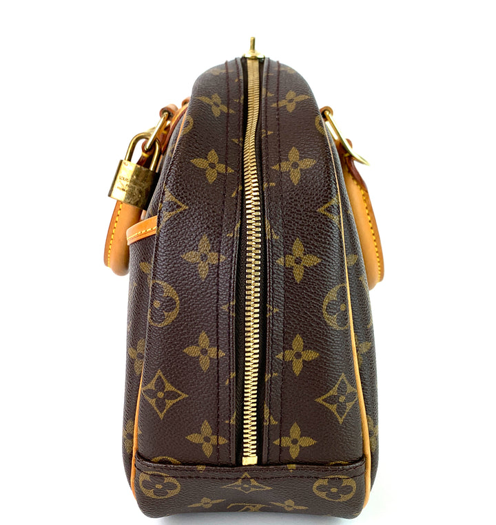 deauville monogram canvas handbag