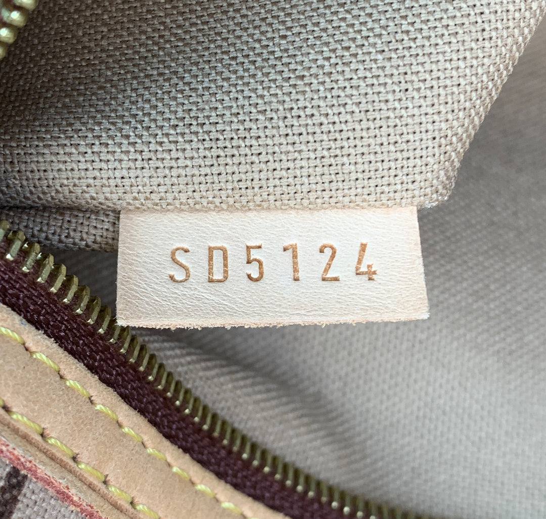 delightful pm monogram canvas bag