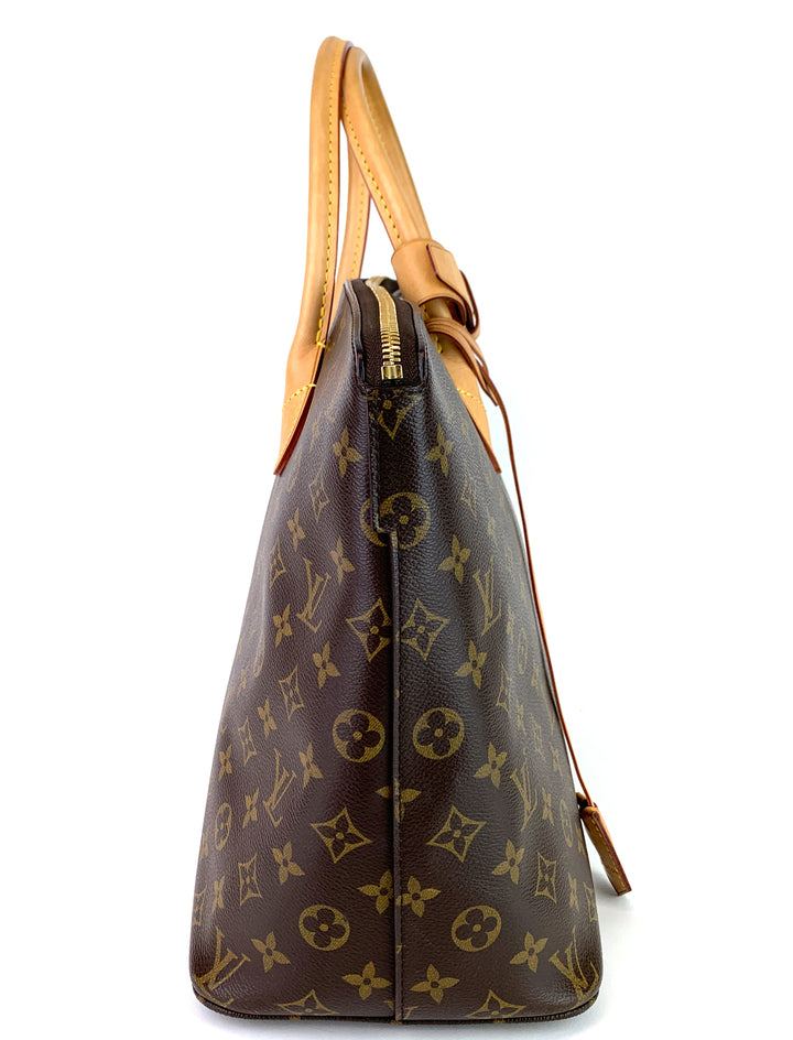 lockit mm monogram canvas handbag
