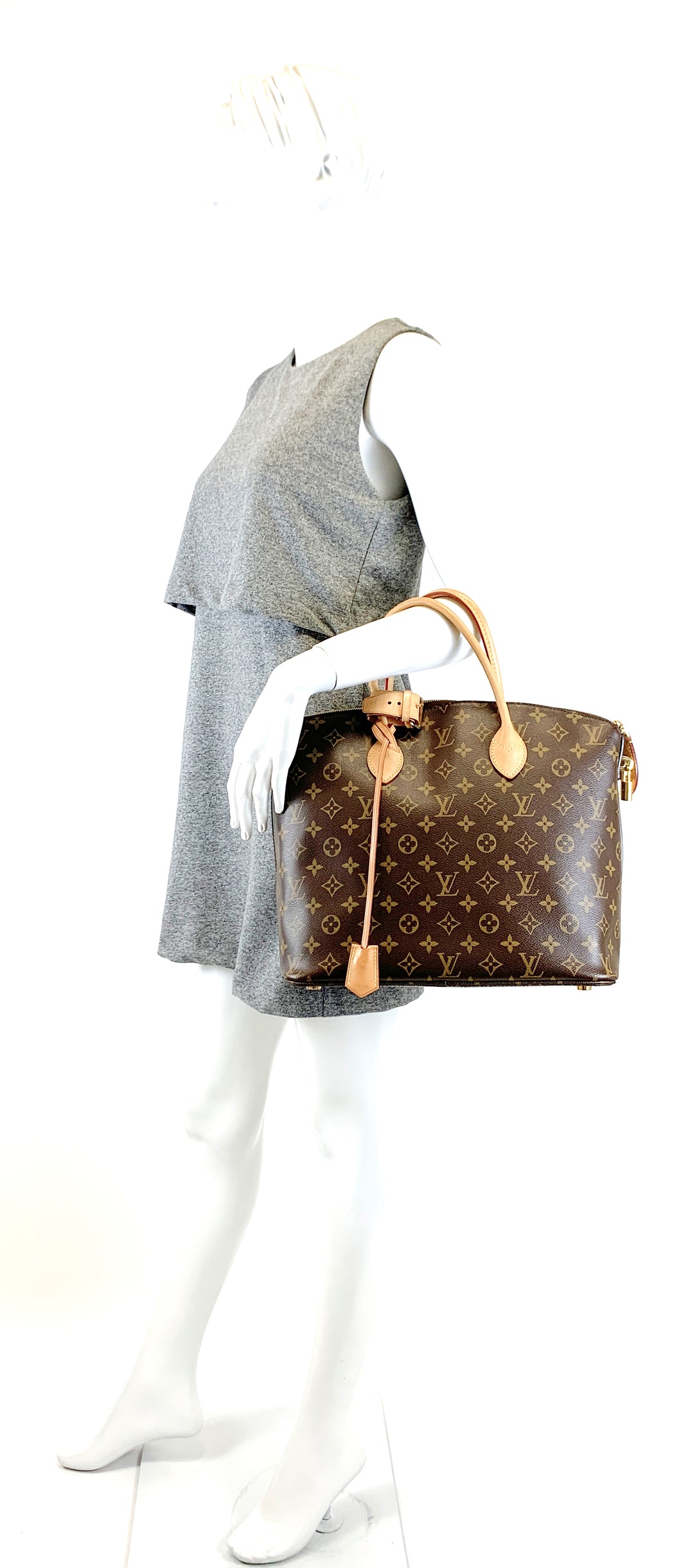 lockit mm monogram canvas handbag
