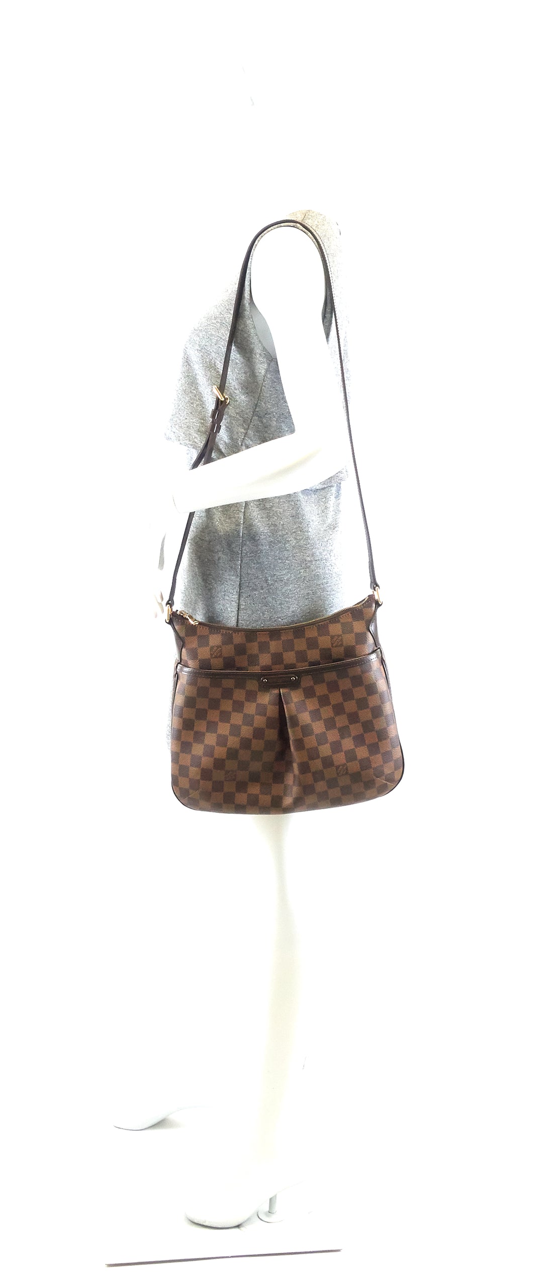 bloomsbury pm damier ebene canvas bag