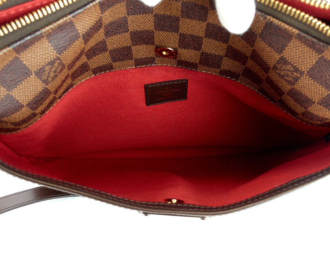 bloomsbury pm damier ebene canvas bag