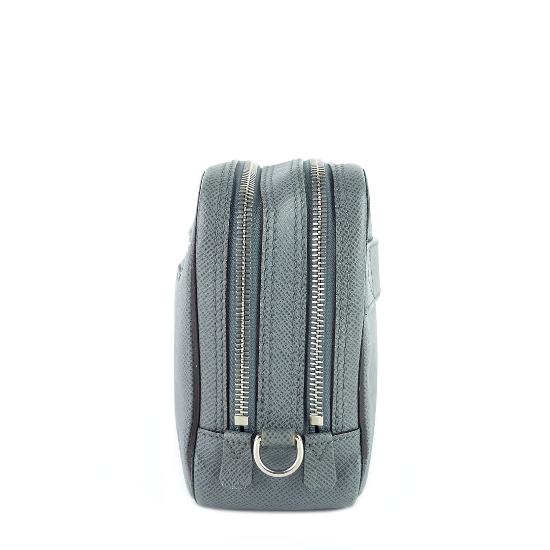 pavel taiga leather clutch bag