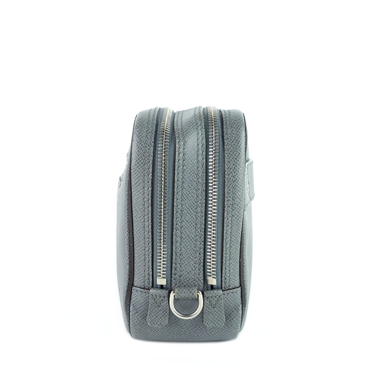pavel taiga leather clutch bag