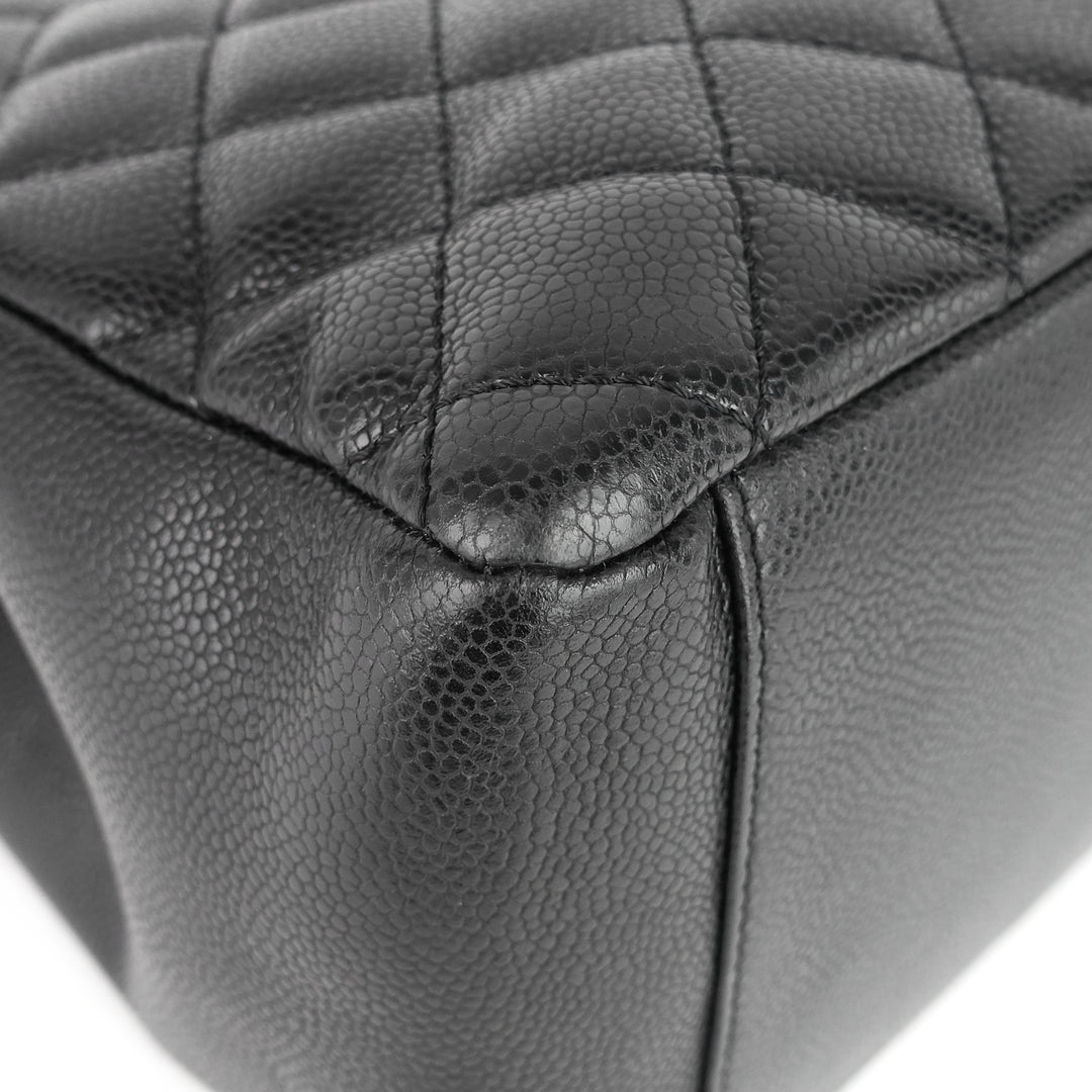 grand shopping tote gst caviar leather bag