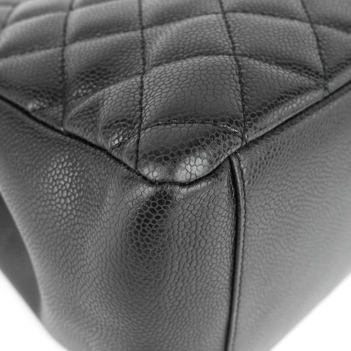 grand shopping tote gst caviar leather bag