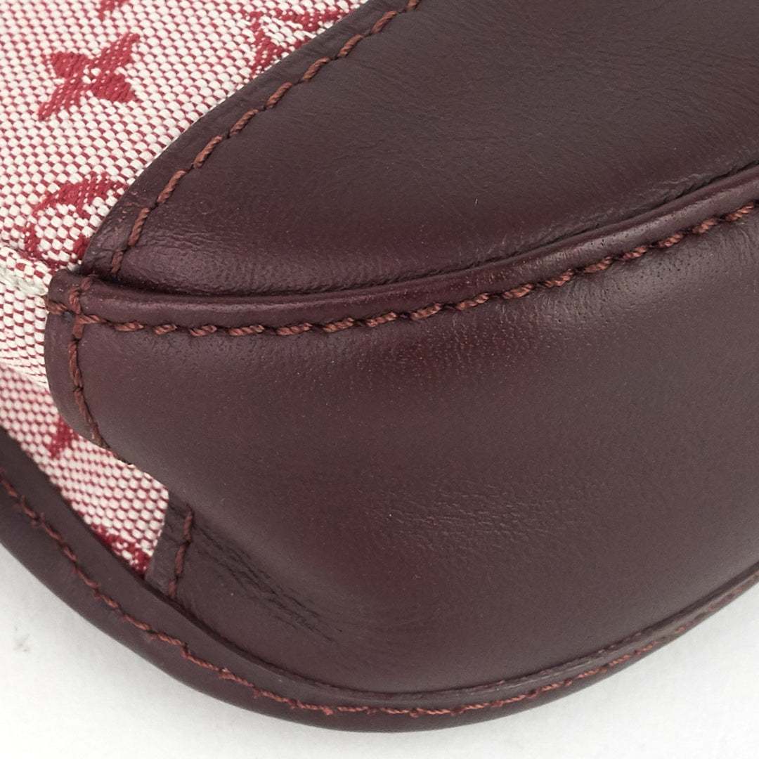 marjorie monogram mini lin canvas bag