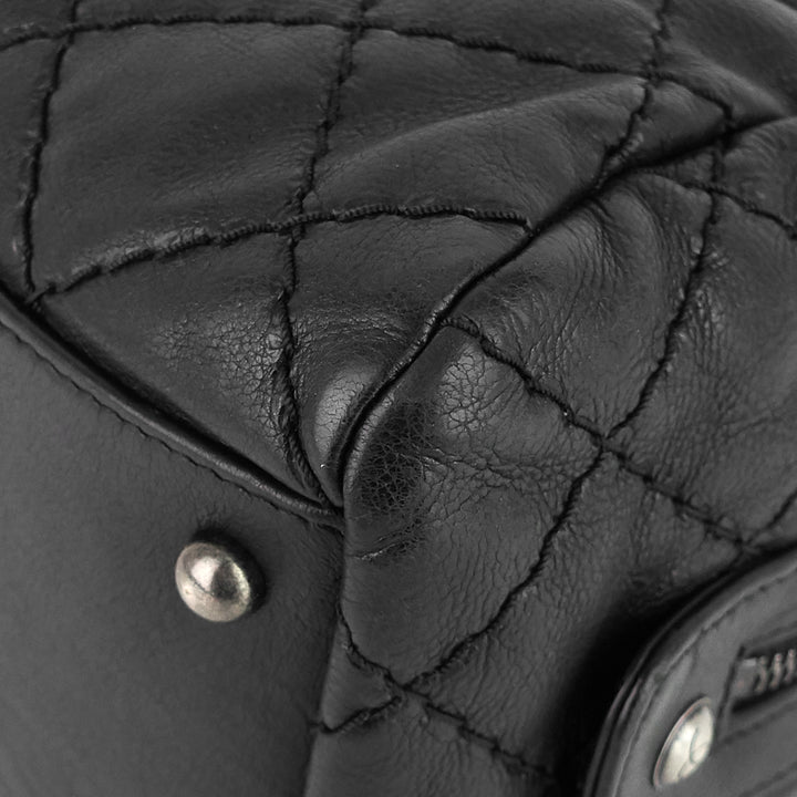 stitch it small calfskin shoulder bag