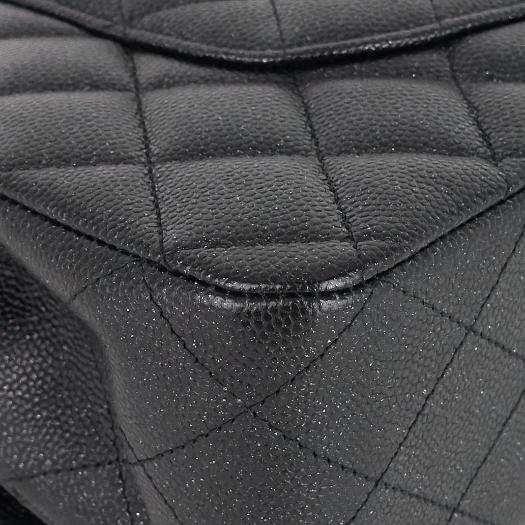 classic double flap medium caviar bag
