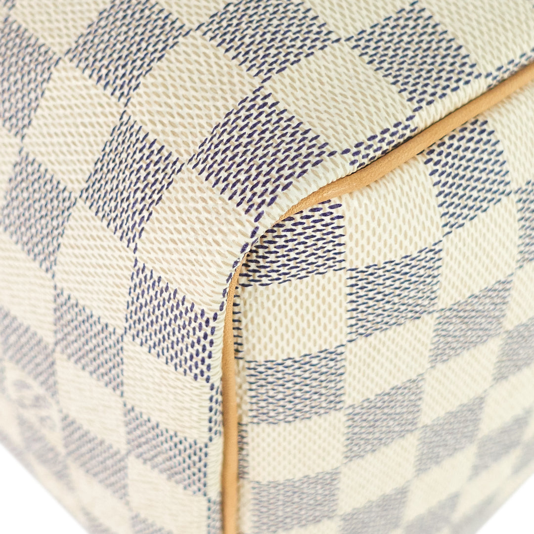 speedy 25 damier azur canvas bag
