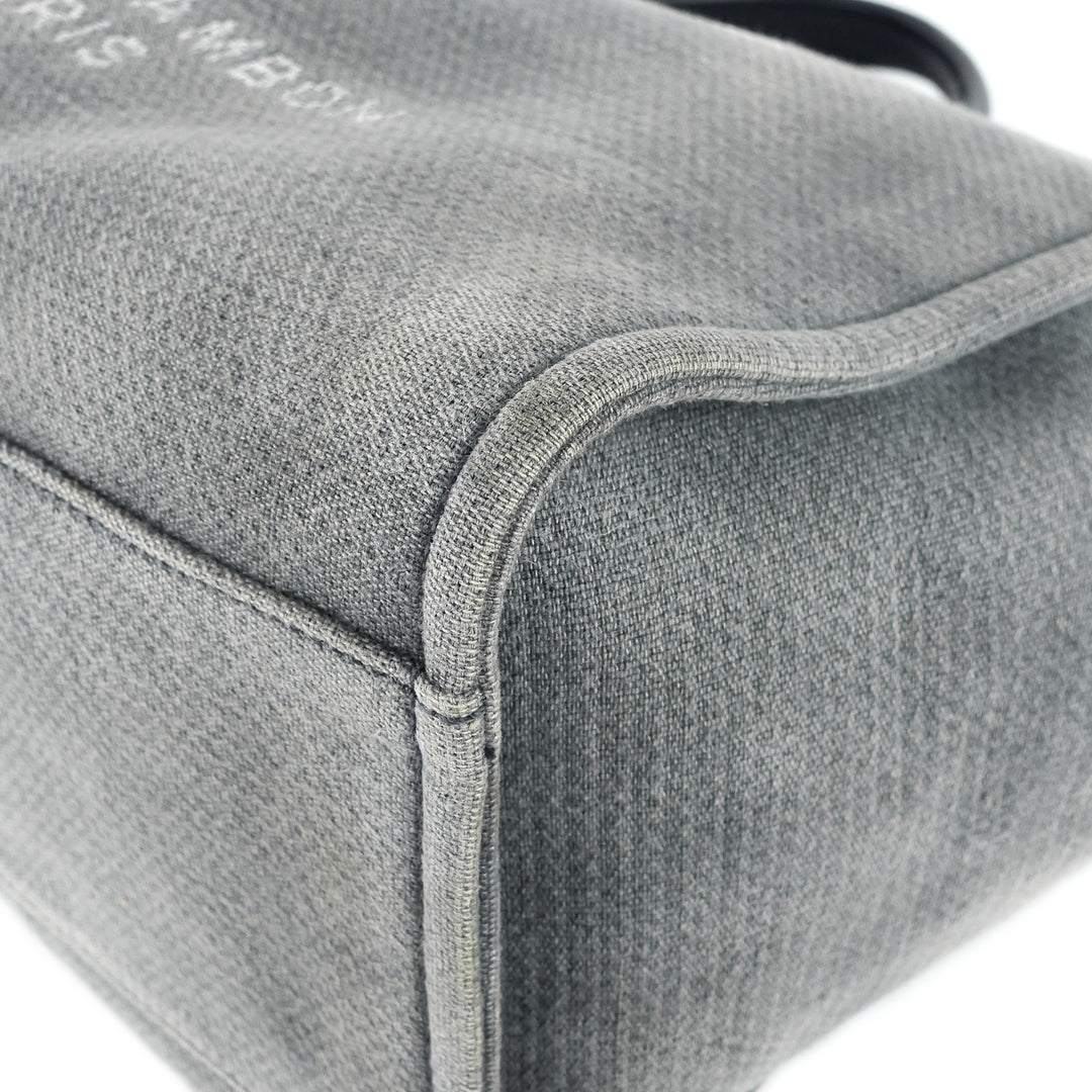 deauville medium canvas shopping tote bag