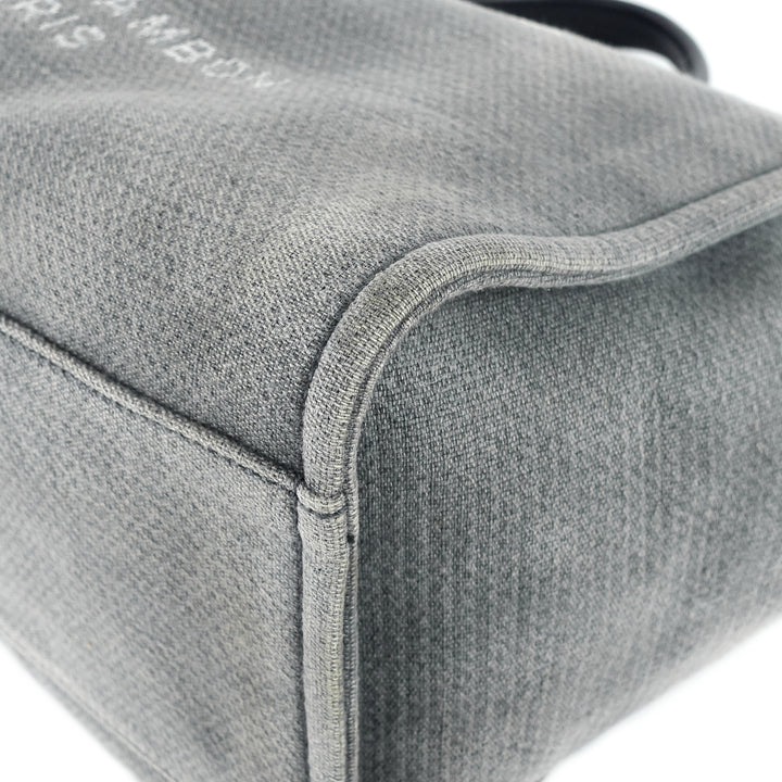 deauville medium canvas shopping tote bag