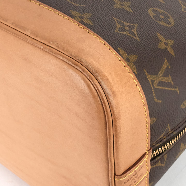 alma mm vintage monogram canvas bag