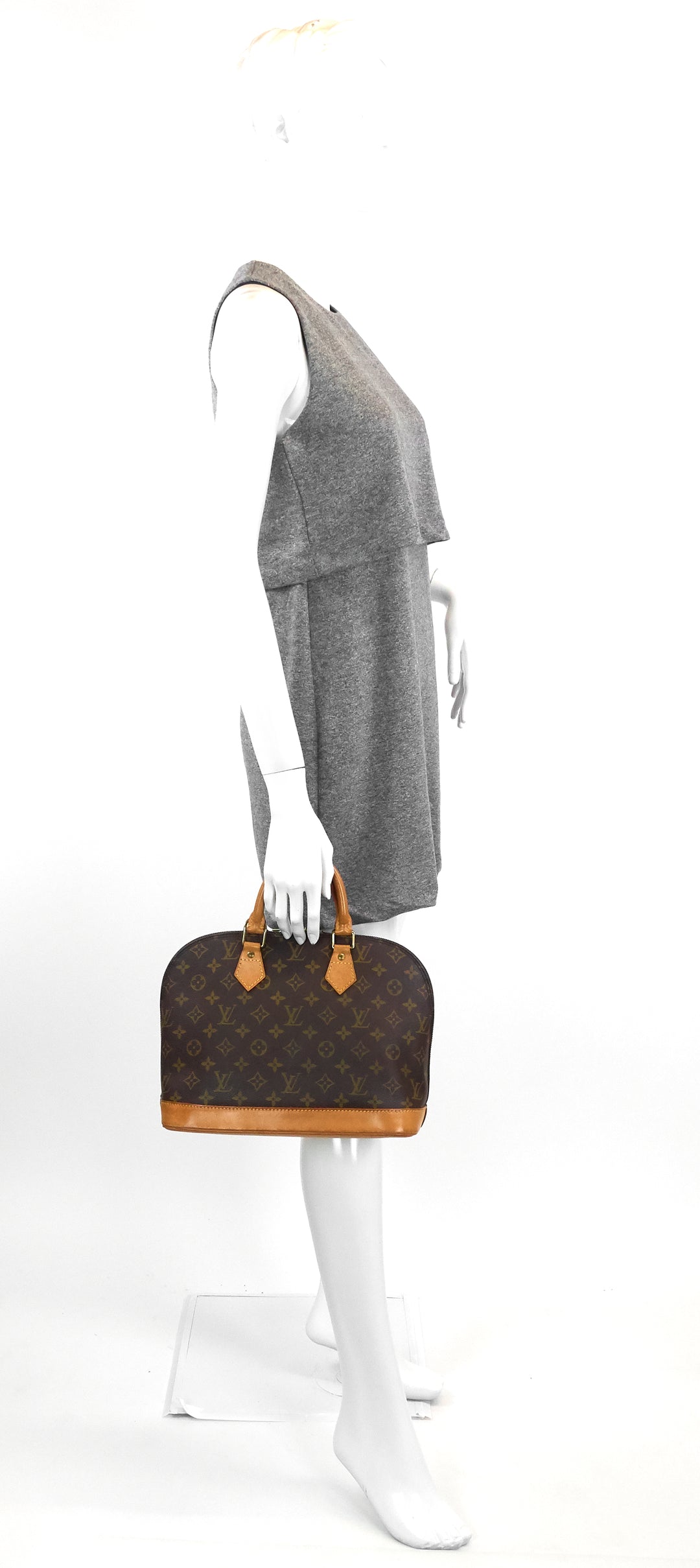 alma pm monogram canvas handbag