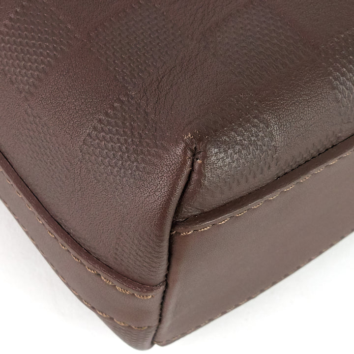 calypso mm damier infini leather bag