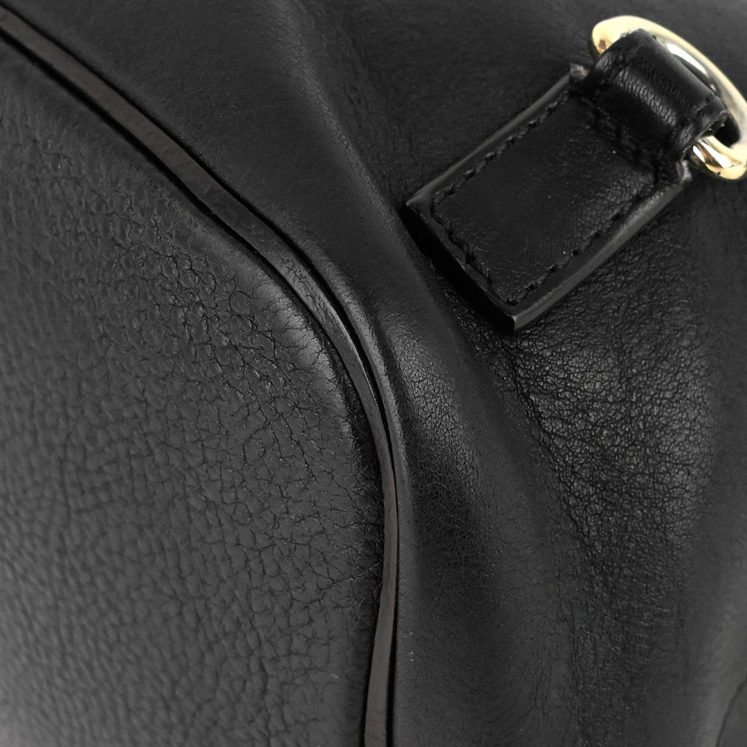 faye small calfskin and suede backpack bag