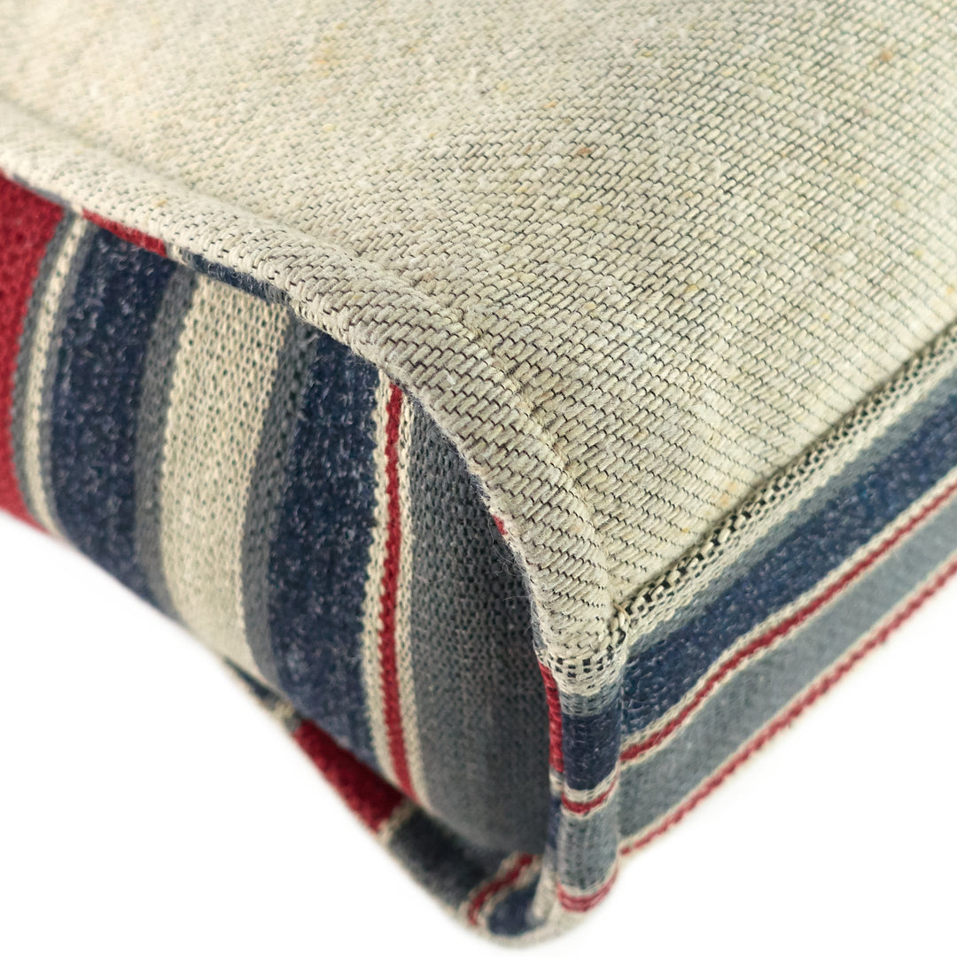 deauville small canvas shopping tote bag