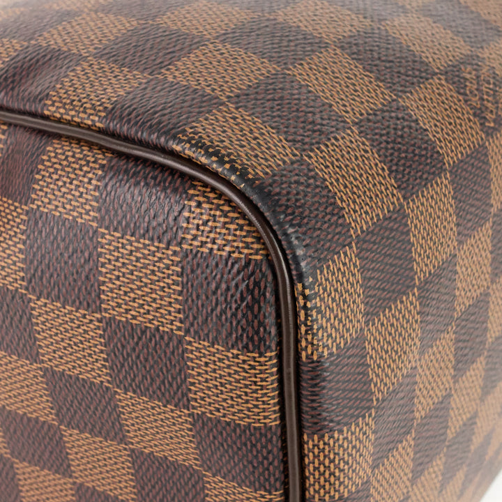 speedy 30 damier ebene canvas bag