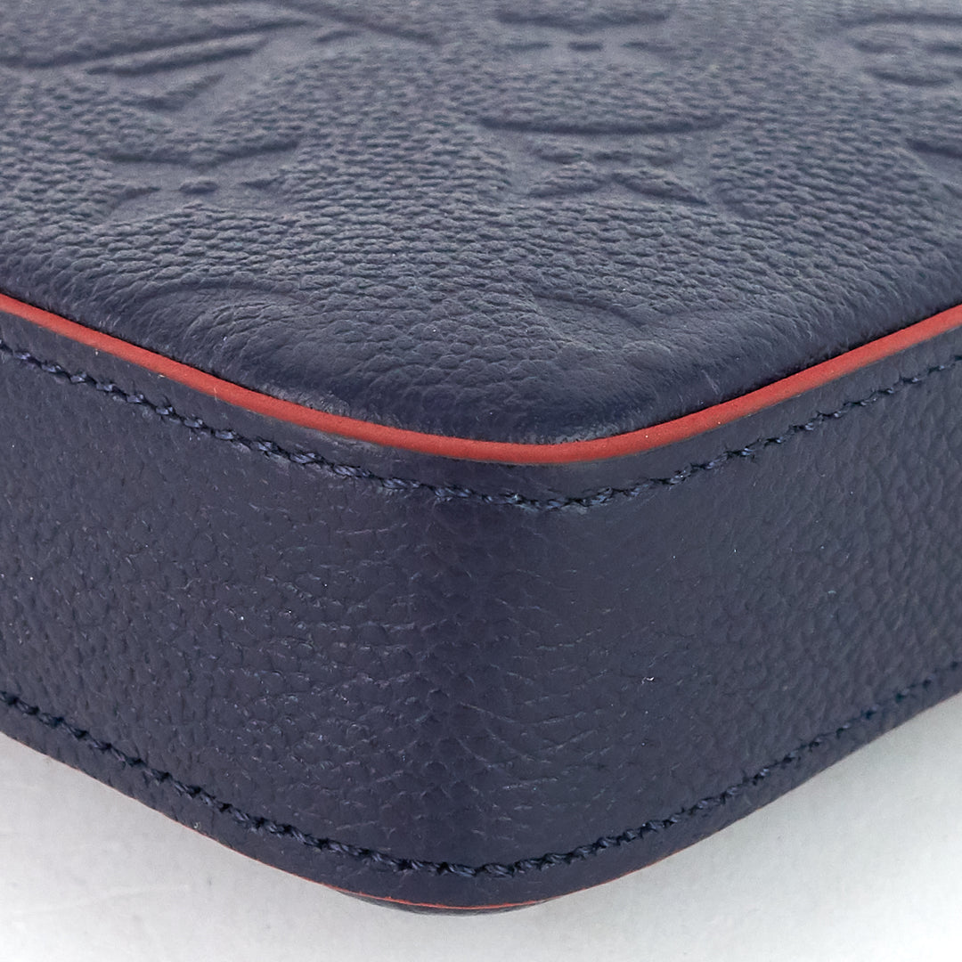 félicie pochette monogram empreinte leather bag