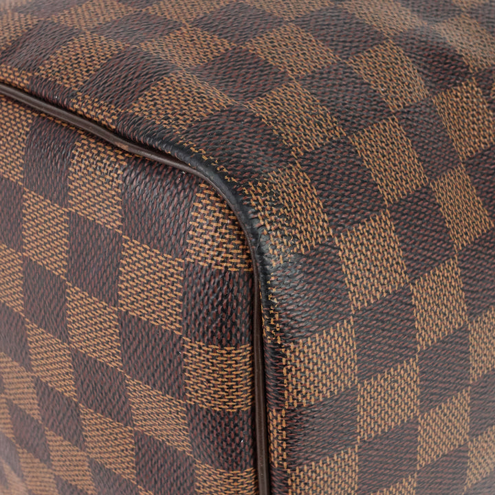 speedy 35 damier ebene canvas bag