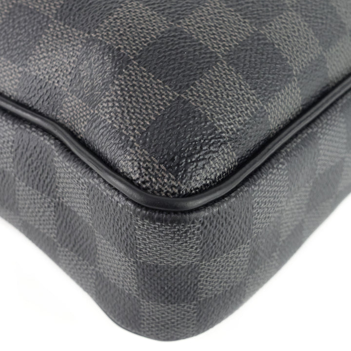 porte-documents voyage pm damier graphite canvas briefcase bag
