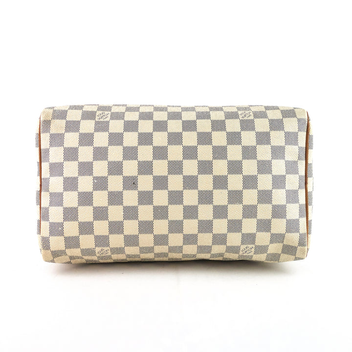 speedy 30 damier azur canvas bag