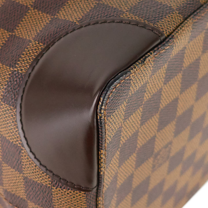 hampstead pm damier ebene canvas bag