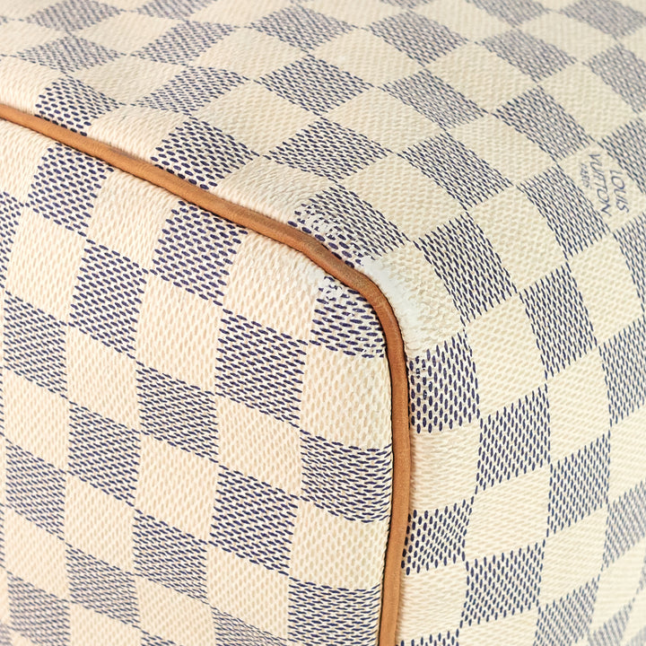 speedy 30 damier azur canvas handbag