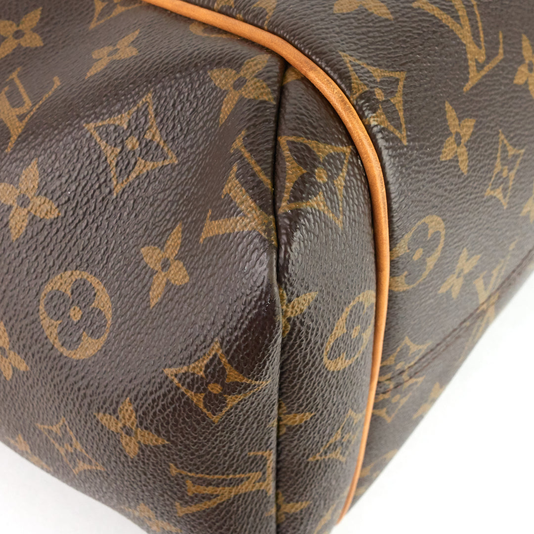 totally mm monogram canvas tote bag