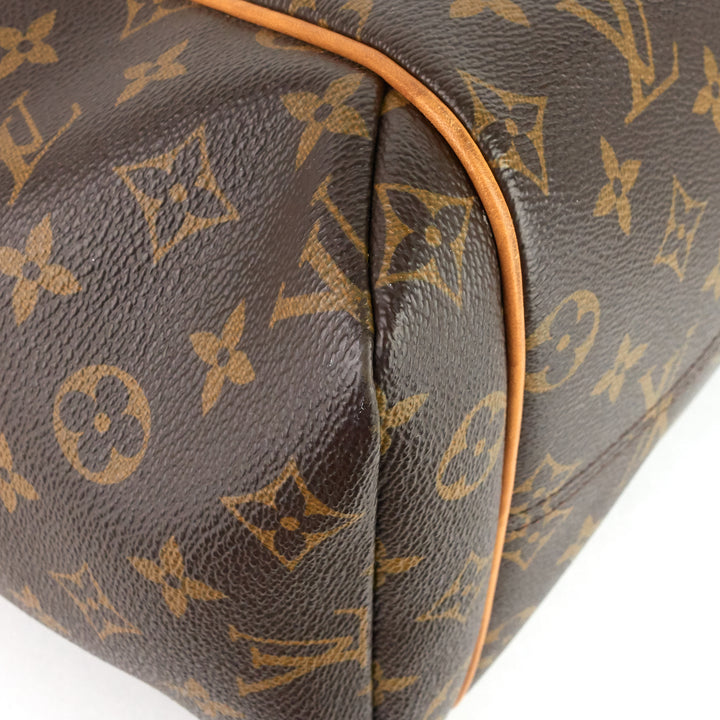 totally mm monogram canvas tote bag