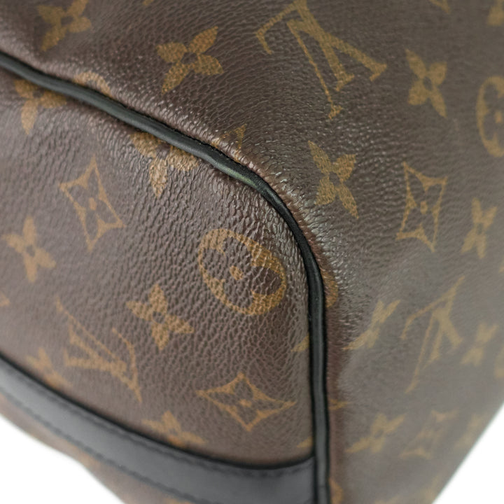 keepall 45 bandoulière macassar monogram canvas bag