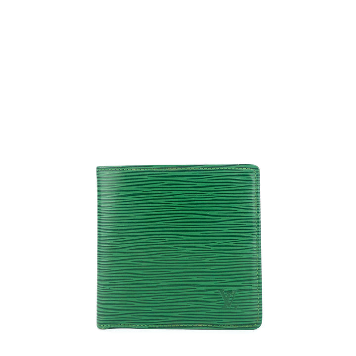 marco green epi leather wallet