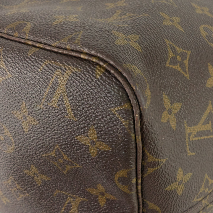 neverfull gm monogram canvas tote bag