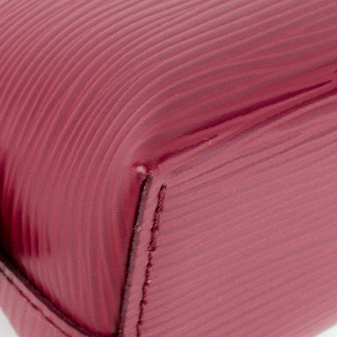 cosmetic epi leather pouch