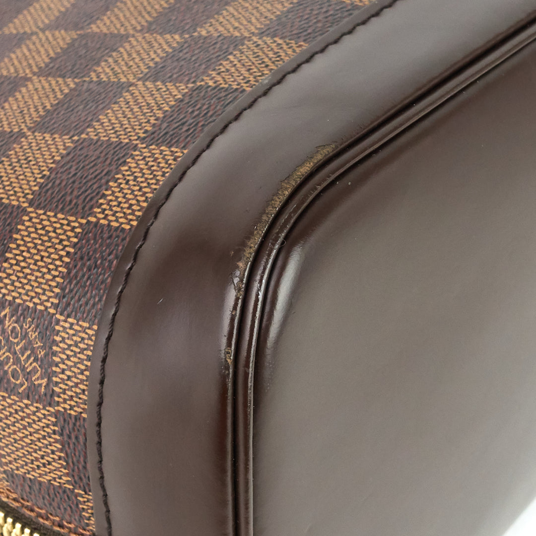 alma pm damier ebene canvas bag