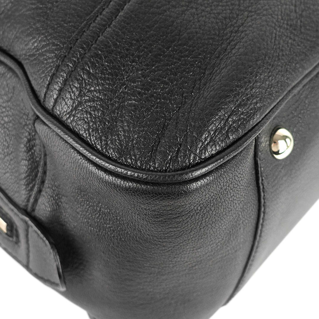 princy boston large leather bag