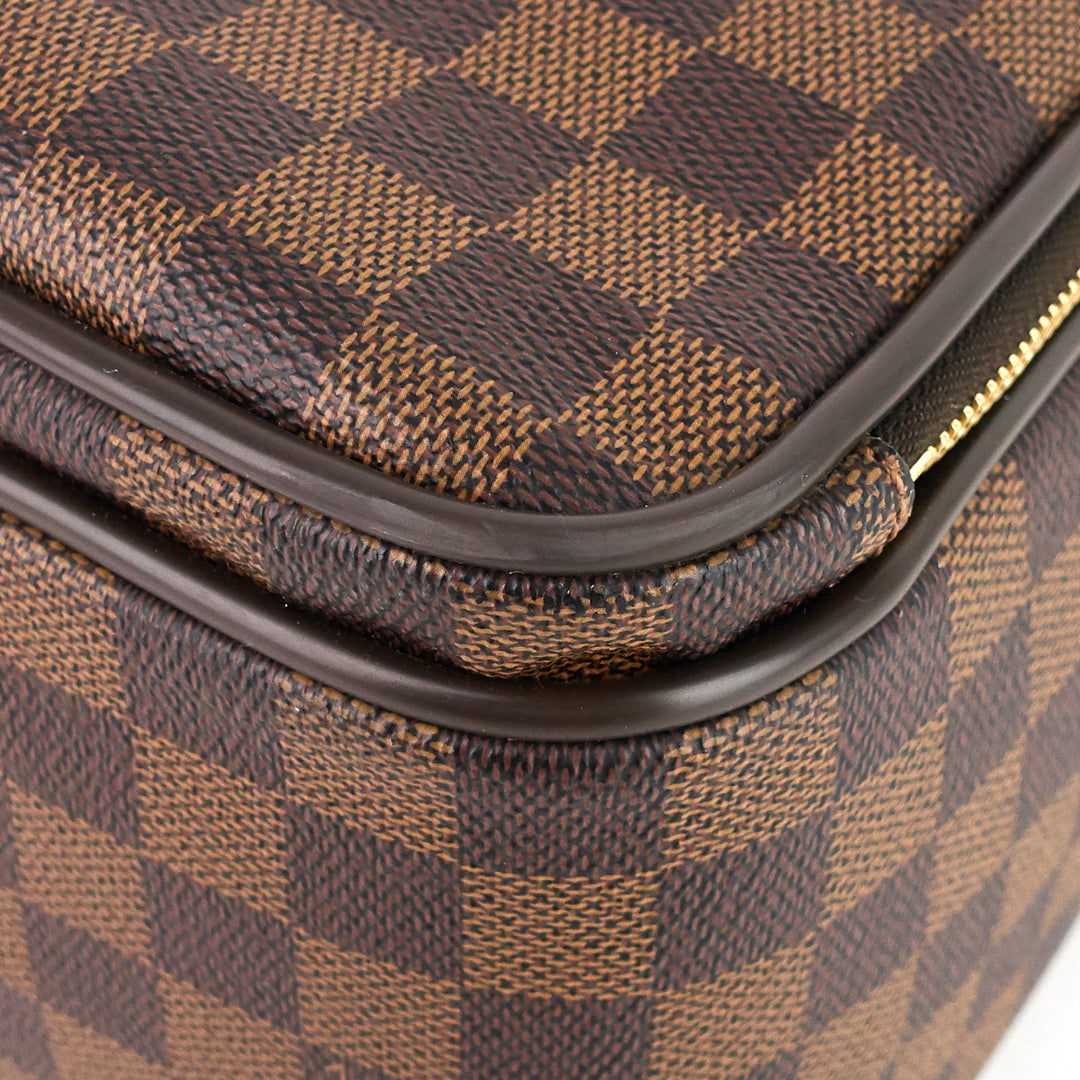 icare damier ebene canvas computer bag